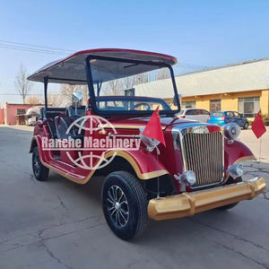 Voiture classique à succès avec carrosserie rouge, voiture électrique de tourisme avec batteries au plomb-acide à vendre - Product Image 1