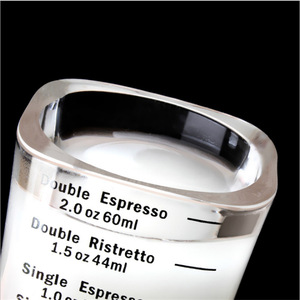 Tasses à mesurer en verre de qualité supérieure de 60ml pour une utilisation de café expresso - Product Image 2