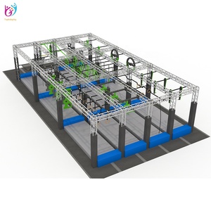 Nouveau style de parcours d'exercice commercial de grande taille pour enfants et adultes ZSNJ6 Ninja Course - Product Image 3