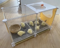 YIWAN Poulailler, Cages à volailles en fil métallique, Cages d'élevage en métal, Aviaries en métal, Cages pour animaux de compagnie pour fermes