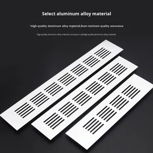 Ventes directes d'usine en alliage d'aluminium maille respirante fenêtre de refroidissement rectangulaire armoire carrée <span class=keywords><strong>Grille</strong></span> de registre de ventilation - Product Image 5