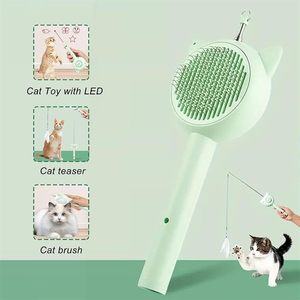 Factory New Luxury Multifunctional Charge <b>Pet</b> Hair Remover <b>Brush</b> Teaser Stick 5 1 Eco-Friendly PP Stainless Steel Material for - Product Image 5