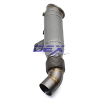 Tuyau d'échappement DEX pour moteur B58 3.0T, bouclier thermique SS304, 2016+, F20 F30 G20 G30 G31 M140i M240i M340i 440i 540i 740i