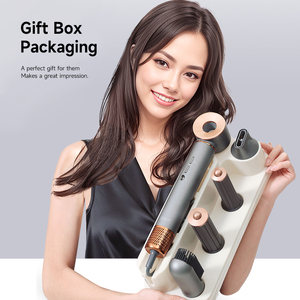 6-in-1 High-Speed <b>Hair</b> Dryer <b>Set</b> Essential Styling Tool With Hot Air Comb Irons Blow High-speed <b>Hair</b> Dryer <b>Set</b> - Product Image 1