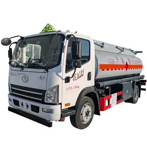 Heavy FAW 8000 Liters Refuel Tank Truck Oil Tanker Truck for Sale in Pakistan Hubei Cooking Oil Fuel Tank Semi Trailer Manual