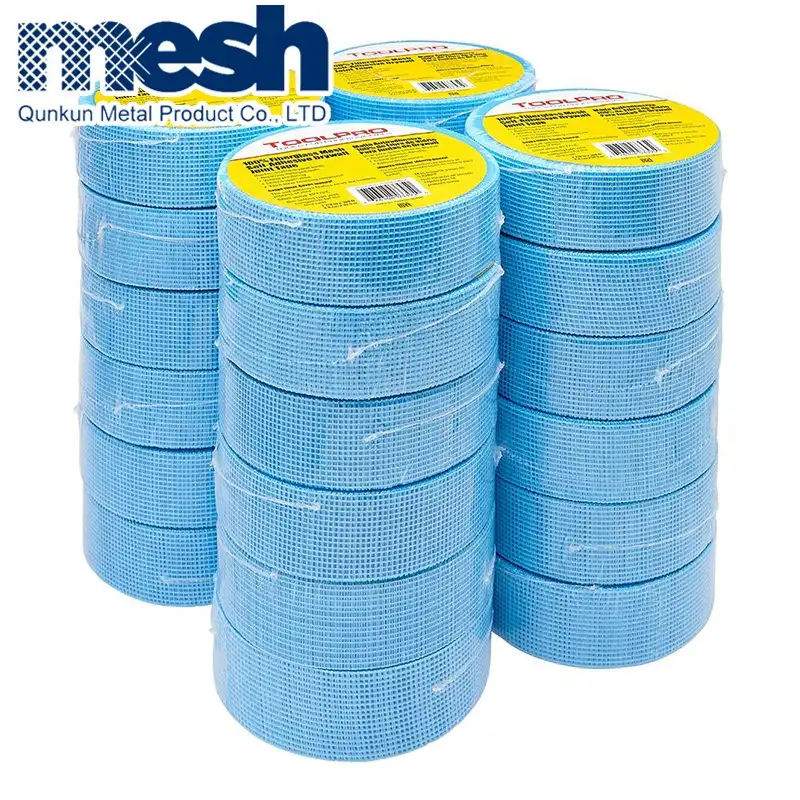 New style cheap fiber glass mesh self adhesive fiberglass mesh fabric paper drywall tape