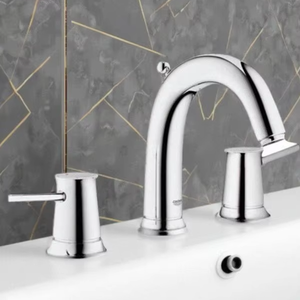 Lavabo à trois trous German Bosco 20198, lavabo pour eau chaude et froide 20198000 - Product Image 3