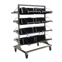 Chariot de stockage de bobines de circuits imprimés SMT G07 avec étagère suspendue/Chariot de stockage de circuits imprimés SMT ESD/Chariot de stockage de circuits imprimés SMT antistatique