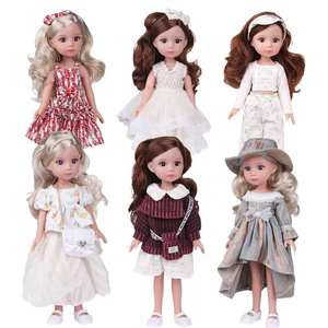 Jolie poupée fille de 36 cm en vinyle avec corps et tête complets et plus de vêtements - Product Image 2