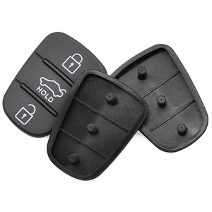 Nhanh Chóng Vận Chuyển 3 Nút Silicone <span class=keywords><strong>Key</strong></span> Pad Xe Từ Xa Thay Thế Chính Nút Cho H-Yundai Thân Cây Giữ <span class=keywords><strong>Key</strong></span> Pad - Product Image 3