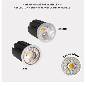 Downlight LED moderne 50 mm, module COB MR16 24 V, 12/24/36/60 degrés, blanc réglable, module LED MR16, projecteur - Product Image 4