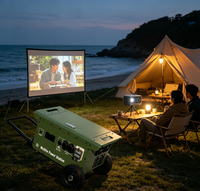 Générateur solaire portable avec batterie LiFePO4 étanche 3600W, contrôle par application, pour le camping et les activités de plein air