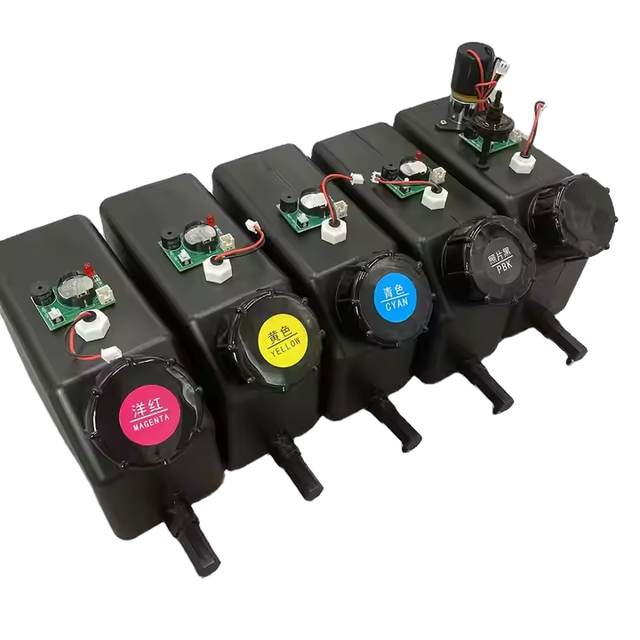 Chinese Factory 1.5L Cartridge with Filter Alarm UV Inkjet Printer Sub Tank for Cost Effective Solution