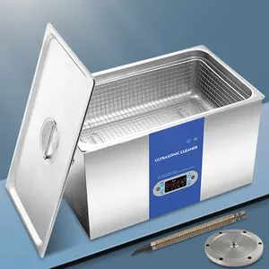 Ultrasonic Cleaning Machine Industrial Small Hardware Degreasing Cleaner High-power Laboratory Ultrasonic Machine 22L