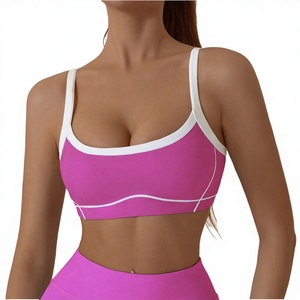 Soutien-gorge de sport léger de qualité supérieure pour femme, couleur nude, pour yoga, entraînement, gym, fitness, course à pied, pour adultes - Product Image 2