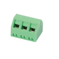 Bornier à vis pour circuit imprimé 45 degrés, haute qualité PA66, 15A 300V, borniers enfichables 5,0 mm