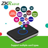 Lector/Escritor de Tarjetas RFID de Escritorio con Interfaz USB 13.56Mhz, Compatible con Tarjetas NFC, MIFARE DESF EV1/EV2/EV3 HID Iclass