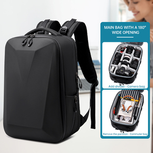 EVAハードシェル保護仕切り付きカメラバッグ軽量防水盗難防止ジッパー学生ビジネス旅行バックパック - Product Image 2