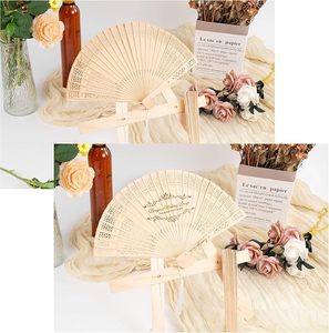 Tùy Chỉnh Thân Thiện Với Môi Cầm Tay Quạt Tre Sơn Khắc Cá Nhân Người Hâm Mộ Đám Cưới Với Tên Gỗ Tay <span class=keywords><strong>Fan</strong></span> Hâm Mộ - Product Image 6