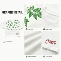 T-shirt Homme Court et Ample Personnalisé Blanc Uni en Maille à Motif Imprimé 220 g/m² – T-shirt Minimaliste de Créateur – Fabricant de Vêtements