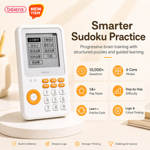 Consola de Entrenamiento Inteligente Sudoku para Niños ZN72, 10000 Preguntas, 6 Modos, 14 Estilos de Juego, WPF 2025, Regalo STEM, EE. UU., Reino Unido, Europa, Emiratos Árabes Unidos, Brasil - Product Image 2