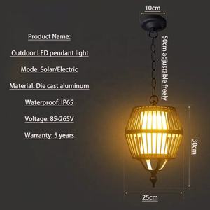 Lámpara Colgante Moderna Minimalista de Aluminio para Jardín, Paisaje, Entrada, Balcón, Pasillo, Exterior - Product Image 3