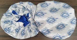 Bonnet de nuit en satin double couche réglable pour femme, réduit la friction, prévient les frisottis, pour cheveux bouclés naturels - Product Image 3