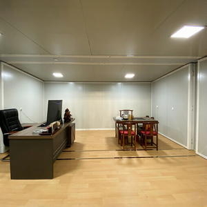 Conteneur habitable de 20 pieds en acier léger préfabriqué, type maisonnette/pod, pour usage extérieur (bar, abri), fabrication chinoise, en vente - Product Image 5