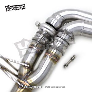 OBM Valved Catback para <span class=keywords><strong>BMW</strong></span> M3 <span class=keywords><strong>E46</strong></span> 2004-2006 Motor Resonador Midpipe SUS304 Silenciador trasero Eje <span class=keywords><strong>Escape</strong></span> Cat Back <span class=keywords><strong>Escape</strong></span> - Product Image 3
