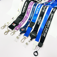 Impression par Sublimation à colorant personnalisé de haute qualité avec Logo Design porte-clés en Polyester lanière de cou