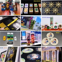 Sistema de Visión Artificial Industrial SinoColor One I3200 U1HD, Impresora de Inyección de Tinta UV Plana de Sobremesa para Carcasas de Teléfono, Vidrio y Cerámica