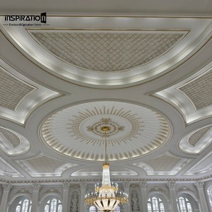 Columna Decorativa <span class=keywords><strong>de</strong></span> GRG con Ranuras y Base <span class=keywords><strong>de</strong></span> Capitel que Transforma una Pared Sencilla en una Colonnada Clásica para Vestíbulos <span class=keywords><strong>de</strong></span> Hotel - Product Image 2