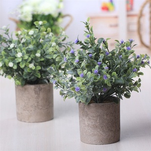 <span class=keywords><strong>Mini</strong></span> <span class=keywords><strong>plantes</strong></span> de verdure artificielles en pot de vente chaude V-3273 pour la décoration de maison - Product Image 2