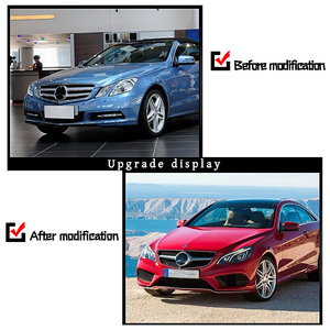 Pour Mercedes-Benz <span class=keywords><strong>E200</strong></span> Coupé W207 AMG : Kit carrosserie à visser (pare-chocs avant/arrière, jupes latérales) avec découpes pour capteurs d'aide au stationnement - Product Image 3