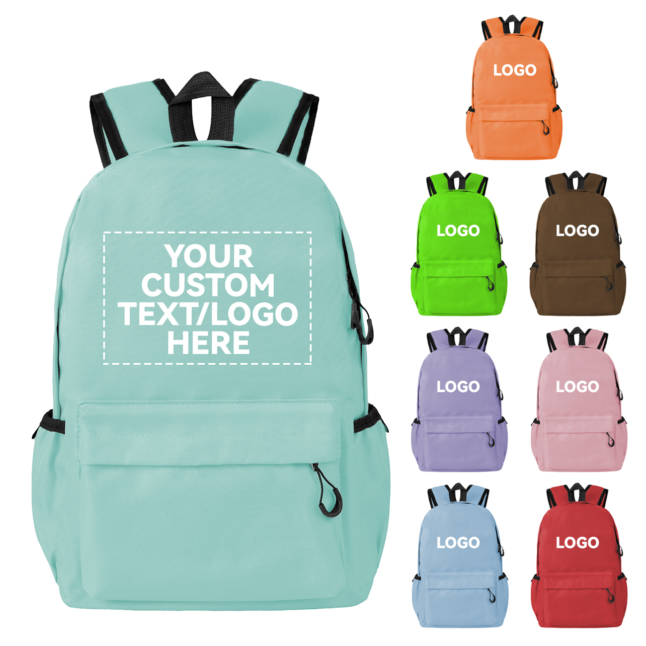 Text Blank Men Women Teenagers Backpack