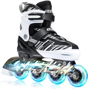 Patins à roulettes ajustables pour filles <span class=keywords><strong>ECOO</strong></span> - Utilisation en extérieur, cadre en alliage d'aluminium épais, design respirant - Product Image 3