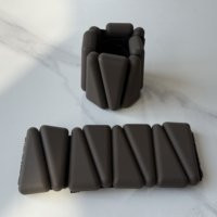 Poids de poignet et de cheville en silicone antidérapants, bandes lestées réglables, bracelet lesté pour le fitness, le Pilates, la gym et l'exercice