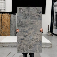 Fournisseur de panneaux muraux en pierre flexibles modernes, carreaux souples artificiels, motif travertin naturel, antidérapants, écologiques, pour l'intérieur