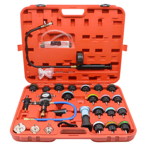 Auto Koelsysteem <span class=keywords><strong>Tester</strong></span> Drukmeter En Aluminium Verbinding 14 Sets Watertank Lekdetector - Product Image 6