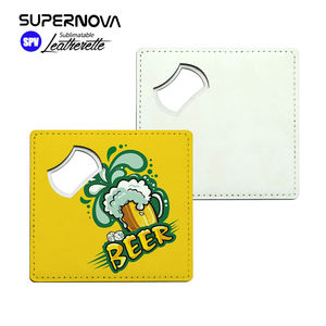 Белые металлические открывалки для пивных бутылок с сублимационной печатью в наличии - Product Image 6