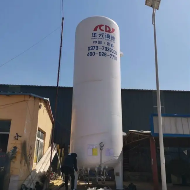 Yüksek kaliteli 60M3 sıvı doğal gaz basınçlı kap Lng depolama tankı