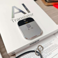 Dispositif de traduction intelligent portable AI, 144 langues, traduction simultanée bidirectionnelle pour les réunions, les voyages, les conversations de groupe