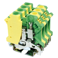 Borniers de connecteur de câblage de terre à vis de haute qualité UTL 6mm avec pied en métal PE USLKG6N