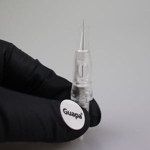 Agujas de maquillaje permanente para tatuaje con punta estabilizadora para cuero cabelludo, micropigmentación, sombreado de puntos, Cartucho de tatuaje para cejas - Product Image 3