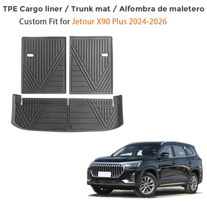 Custom Fit <b>TPE</b> Rubber Eco-friendly Cargo Liner Jetour X90 Plus 2024-2026 | Waterproof Trunk Mat Anti-Slip Rear Cargo Protection - Product Image 2