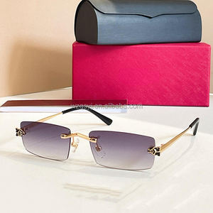 نظارات طبية فاخرة جديدة عالية الجودة من التيتانيوم النقي مضادة للضوء الأزرق بدون إطار - Product Image 6