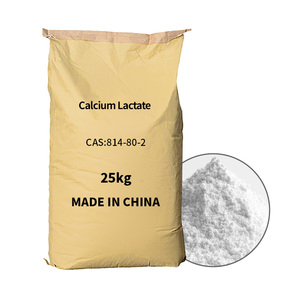 Lactate de calcium de qualité alimentaire CAS 814-80-2, haute pureté, poudre, 25 kg, additifs alimentaires, fortifiant au calcium pour aliments, C3H8CaO3, fabricant - Product Image 3