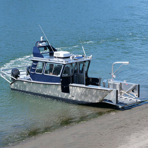 Kinocean 2024 bateau en aluminium de haute qualité à la mode Console de cabine centrale bateau de travail de pêche hors-bord embarcation de débarquement de rivière - Product Image 3