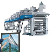 Machine de laminage et de revêtement automatique électrique pour film solaire PET double face avec emballage plastique 380V