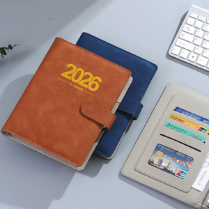 2026 tùy chỉnh PU da tiền chất kết dính tổ chức A5 Vòng thư mục tiền mặt tiết kiệm phong bì ngân sách kế hoạch Ngân Sách đá cẩm thạch A5 chất kết dính - Product Image 6